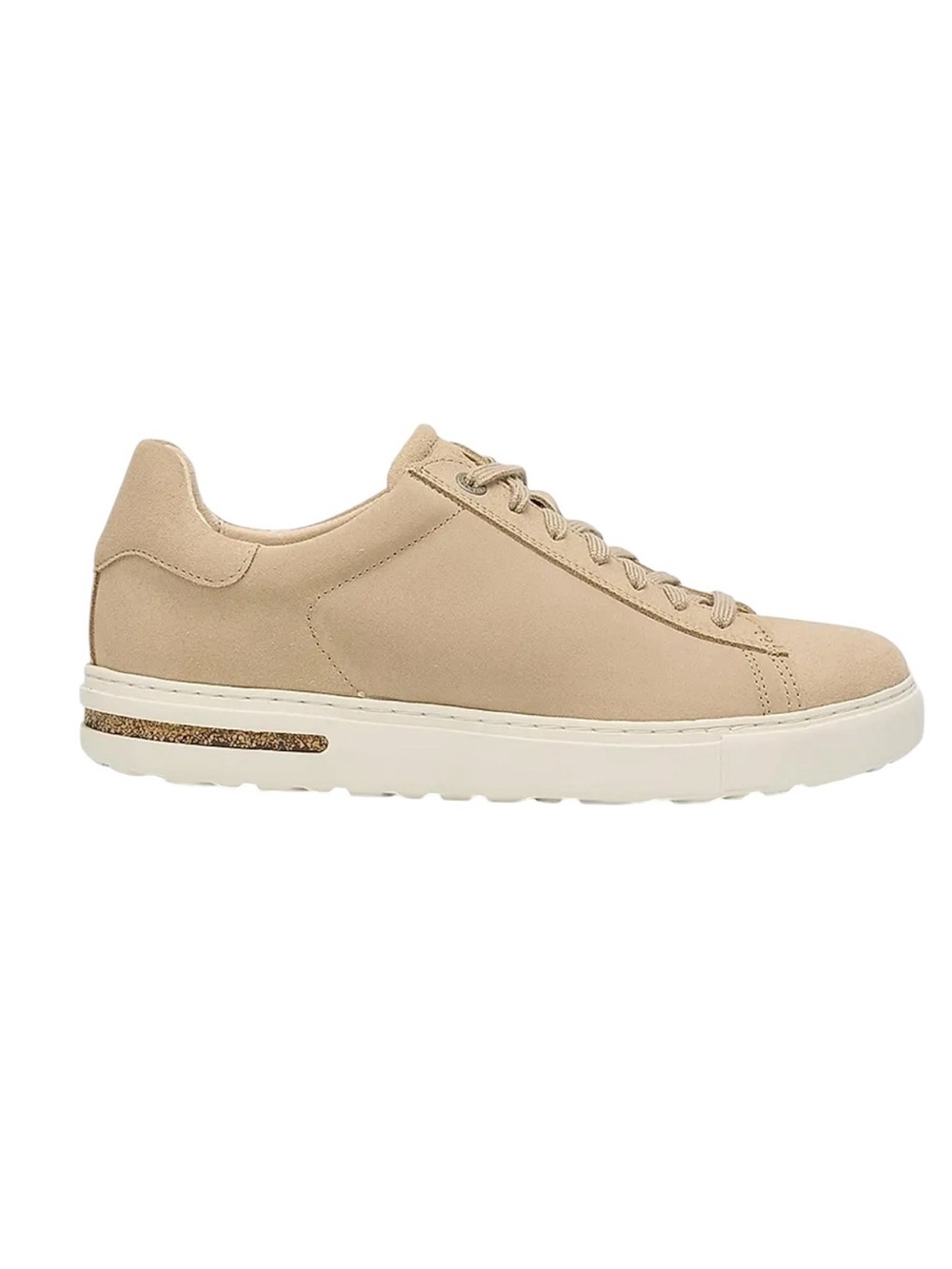 Birkenstock Bend Suede Lace-Up Sneaker Sz 40 Sand